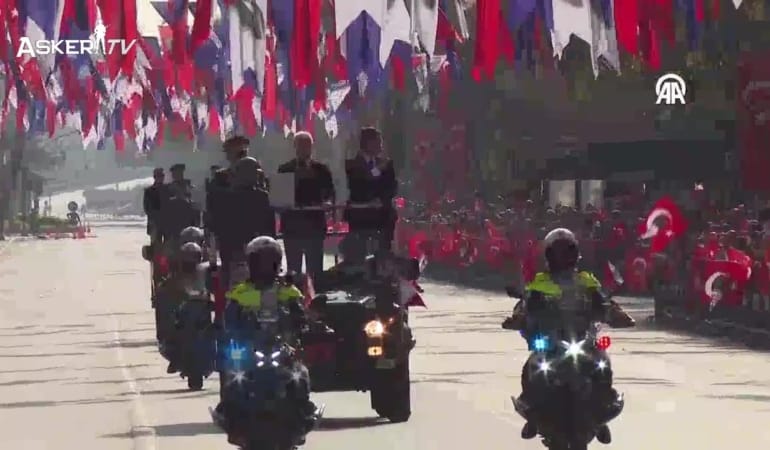 29 Ekim Cumhuriyet Bayramı Kutlama Töreni ve Tören Geçişi İstanbul 2024