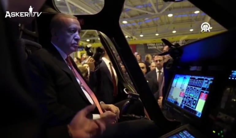Cumhurbaşkanı Erdoğan, TUSAŞ Merkez Yerleşke’de T625 GÖKBEY Helikopteri Teslimat Töreni’ne katıldı
