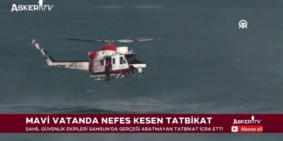 Karadeniz’de Arama Kurtarma Tatbikatı: Sahil Güvenlik Komutanlığının Etkileyici Gösterisi