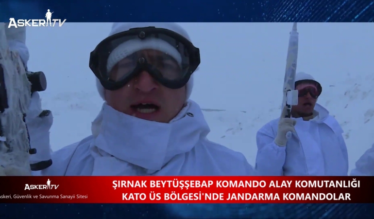 ŞIRNAK BEYTÜŞŞEBAP KOMANDO ALAY KOMUTANLIĞI KATO ÜS BÖLGESİ’NDE JANDARMA KOMANDOLAR