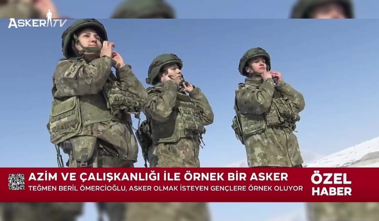 Hudut Kartalı Teğmen Beril Ömercioğlu: Vatan Aşkıyla Görev Başında