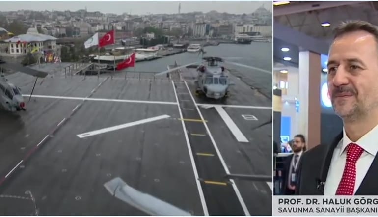 IDEF 2023 | SAVUNMAYA SANAYİİ BAŞKANI PROF. DR. HALUK GÖRGÜN RÖPORTAJI