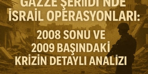 Gazze Şeridi’nde İsrail Operasyonları: 2008 Sonu ve 2009 Başındaki Krizin Detaylı Analizi
