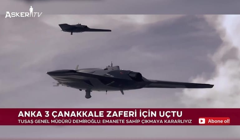 TUSAŞ Genel Müdürü Mehmet Demiroğlu’ndan Çanakkale Zaferi’ne Özel Anma Uçuşu