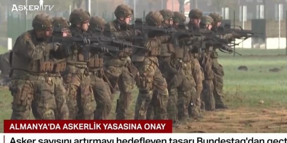 Almanya Asker sayısını arttırıyor, Zorunlu askerlik geliyor!