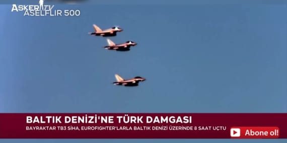Baltık Semalarında Türk İmzası: Bayraktar TB3, Eurofighter Typhoon’larla Uçtu