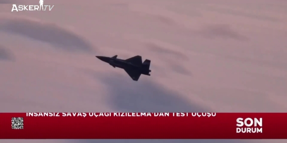 İnsansız Savaş Uçağı KIZILELMA’dan Test Uçuşu