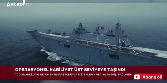 NATO Tatbikatına Damga: TCG Anadolu ile Bayraktar TB3 Tam Dijital Uyuma Ulaştı