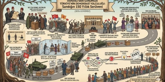 Osmanlı’dan Günümüze Türkiye’nin Demokrasi Yolculuğu: Sandığın 150 Yıllık Serüveni