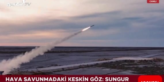Türkiye’den Gökyüzüne Güçlü Mesaj: SUNGUR Hava Savunma Sistemi Test Atışını Başarıyla Tamamladı