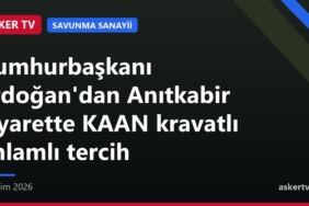 Cumhurbaşkanı Erdoğan'dan Anıtkabir ziyarette KAAN kravatlı anlamlı tercih