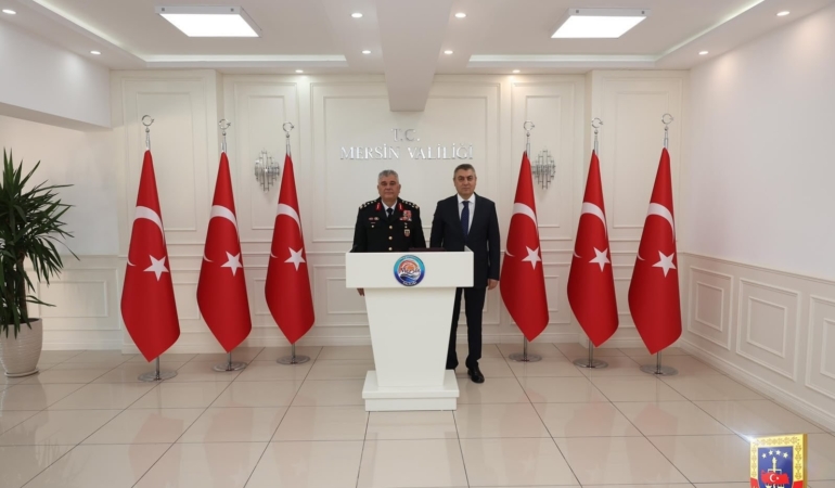 Jandarma Genel Komutanı Orgeneral Ali Çardakcı Mersin'de İncelemelerde Bulundu