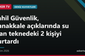 Sahil Güvenlik, Çanakkale açıklarında su alan teknedeki 2 kişiyi kurtardı