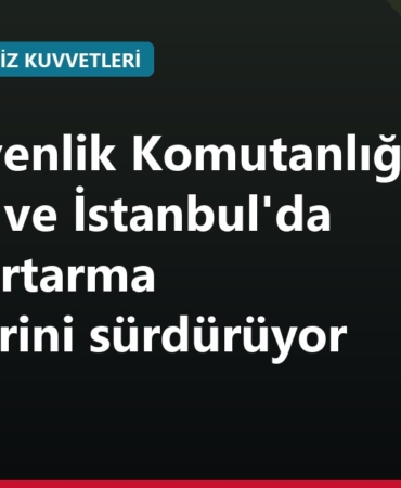 Sahil Güvenlik Komutanlığı Tekirdağ ve İstanbul'da arama kurtarma faaliyetlerini sürdürüyor